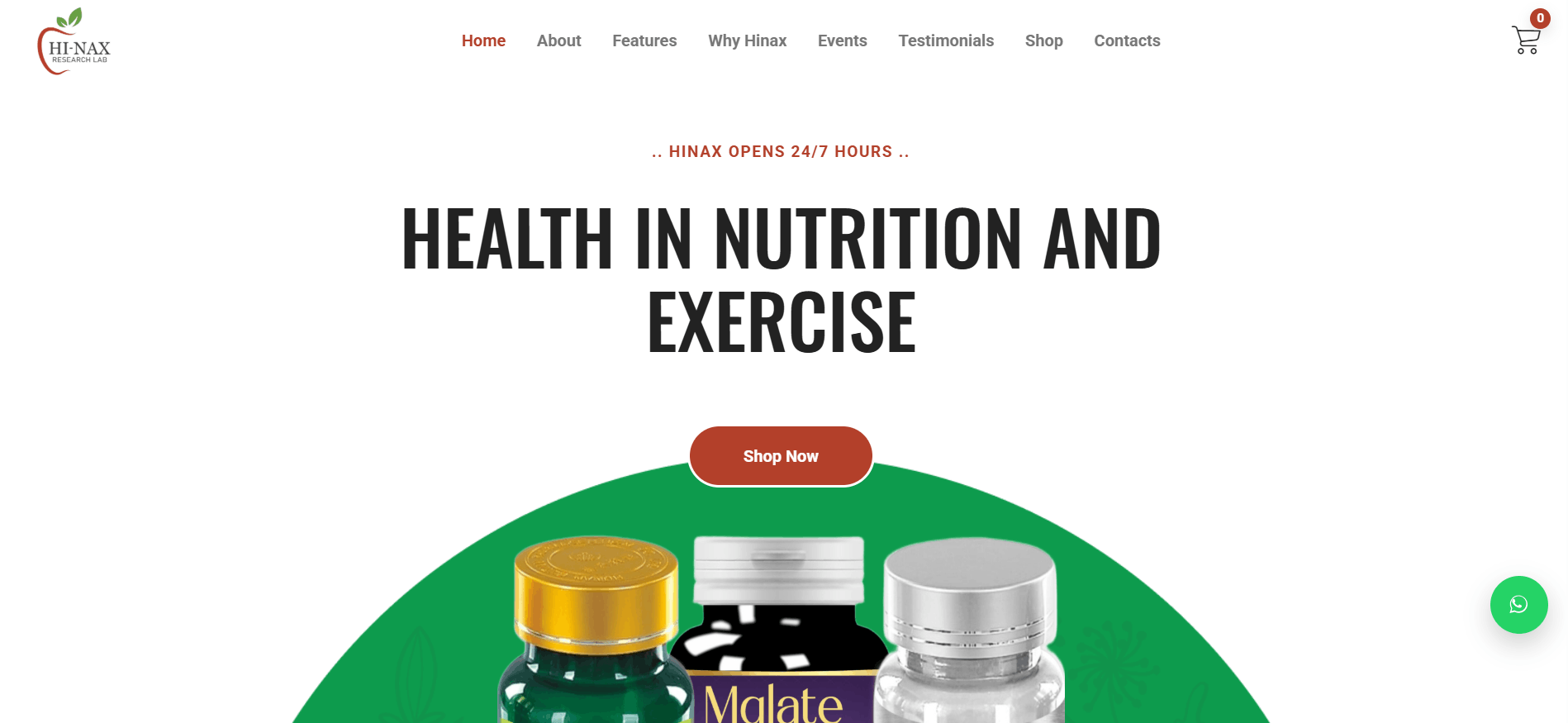 Hinax Research Lab Website