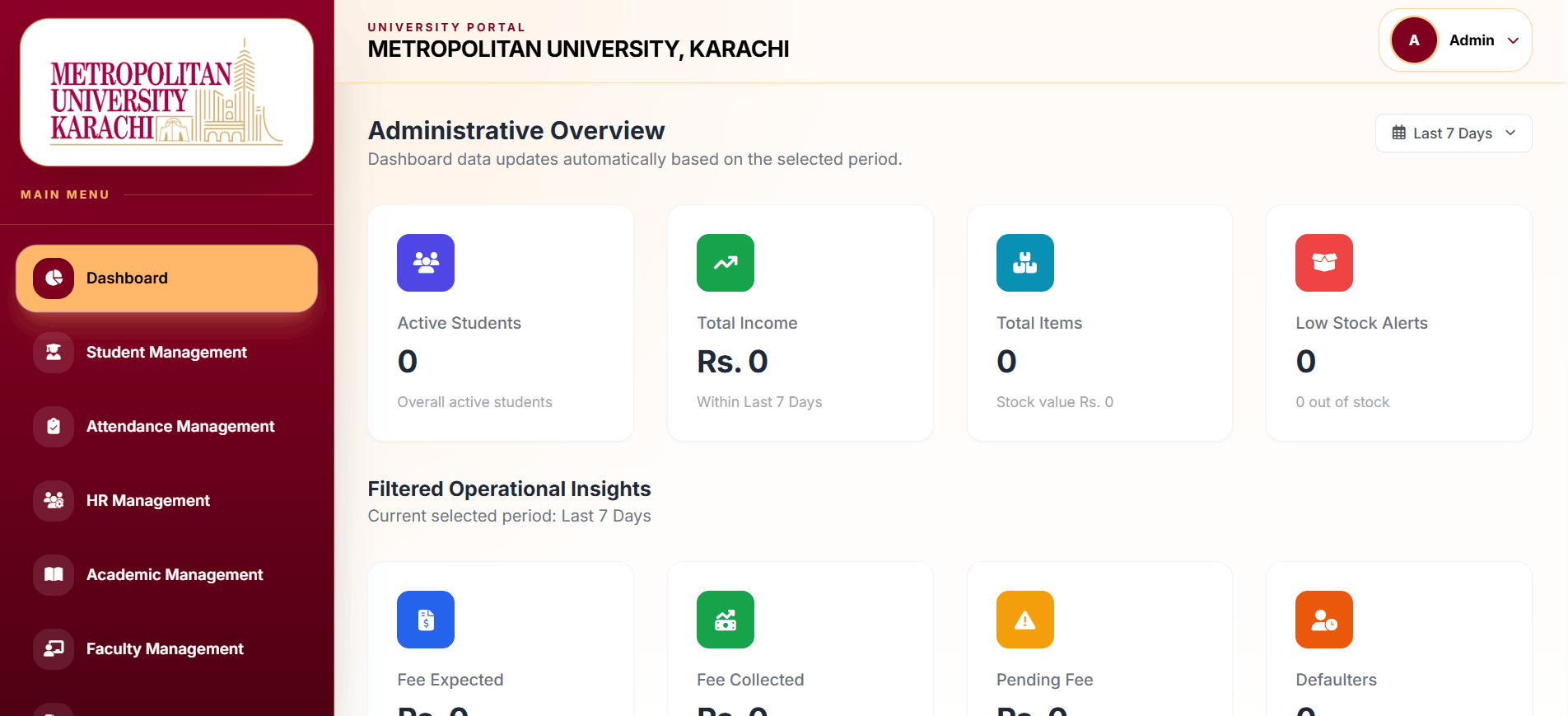 Metropolitan University Project