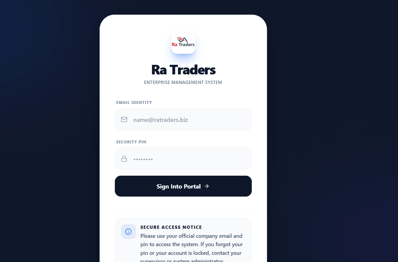 RA Traders EMI Management Application